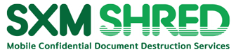 SXM Shred – St. Maarten Fully Automated Shredding Technology Logo